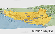 Savanna Style Panoramic Map of Islay