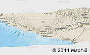 Shaded Relief Panoramic Map of Islay