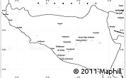 Blank Simple Map of Islay