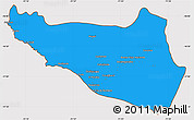Political Simple Map of Islay, cropped outside