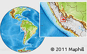 Physical Location Map of Huamanga