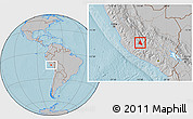 Gray Location Map of nn, hill shading