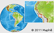 Physical Location Map of nn, highlighted parent region, within the entire country