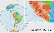 Political Location Map of nn