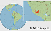 Savanna Style Location Map of nn