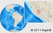 Shaded Relief Location Map of nn