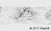 Physical Panoramic Map of nn, lighten