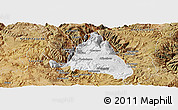 Physical Panoramic Map of nn, satellite outside