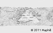 Silver Style Panoramic Map of nn