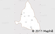 Classic Style Simple Map of nn, cropped outside