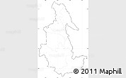 Blank Simple Map of Ayacucho, cropped outside, no labels