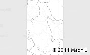 Blank Simple Map of Ayacucho, no labels