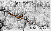 Physical 3D Map of Anta, desaturated
