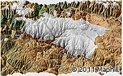 Physical 3D Map of Anta, satellite outside