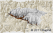 Physical 3D Map of Anta, shaded relief outside