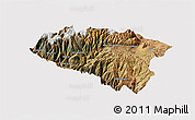 Satellite 3D Map of Anta, cropped outside