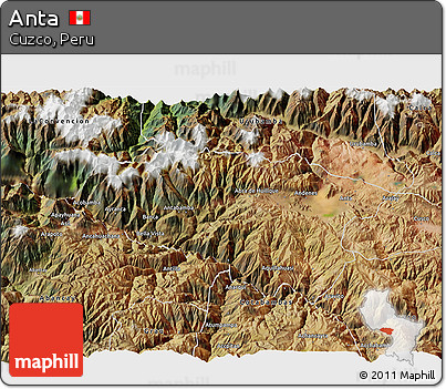 Satellite 3D Map of Anta