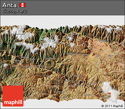 Satellite 3D Map of Anta