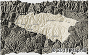 Shaded Relief 3D Map of Anta, darken