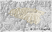 Shaded Relief 3D Map of Anta, desaturated