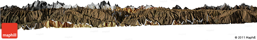Satellite Horizon Map of Anta, darken