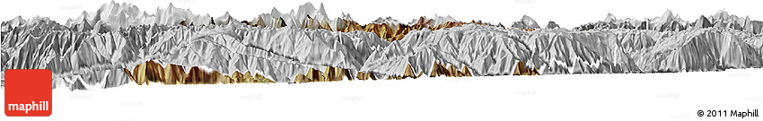 Satellite Horizon Map of Anta, lighten, desaturated