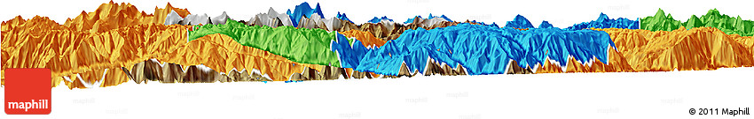 Satellite Horizon Map of Anta, political outside