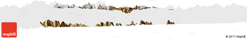 Satellite Horizon Map of Anta, single color outside