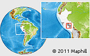 Physical Location Map of Anta, highlighted country, highlighted parent region, within the entire country