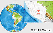 Physical Location Map of Anta, highlighted country