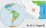 Political Location Map of Anta, highlighted country