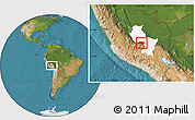 Satellite Location Map of Anta, highlighted parent region