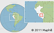 Savanna Style Location Map of Anta, highlighted country, within the entire country