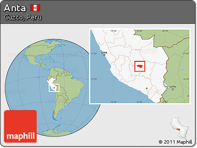 Savanna Style Location Map of Anta, highlighted country