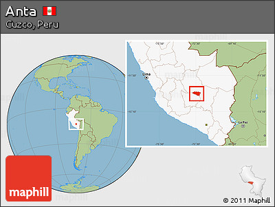 Savanna Style Location Map of Anta, highlighted country