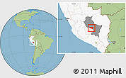 Savanna Style Location Map of Anta, highlighted country, highlighted parent region