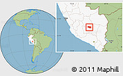 Savanna Style Location Map of Anta, highlighted country