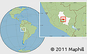 Savanna Style Location Map of Anta, highlighted parent region