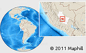 Shaded Relief Location Map of Anta, highlighted parent region