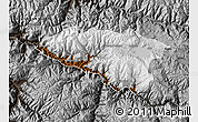 Physical Map of Anta, darken, semi-desaturated
