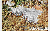 Physical Map of Anta, satellite outside