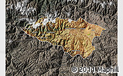 Satellite Map of Anta, darken, semi-desaturated