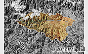 Satellite Map of Anta, desaturated