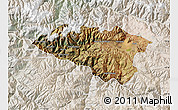 Satellite Map of Anta, lighten