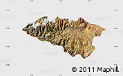 Satellite Map of Anta, single color outside