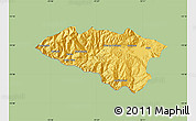 Savanna Style Map of Anta, single color outside