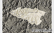Shaded Relief Map of Anta, darken