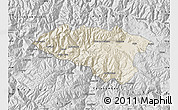 Shaded Relief Map of Anta, desaturated