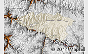 Shaded Relief Map of Anta, physical outside