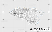 Silver Style Map of Anta, single color outside